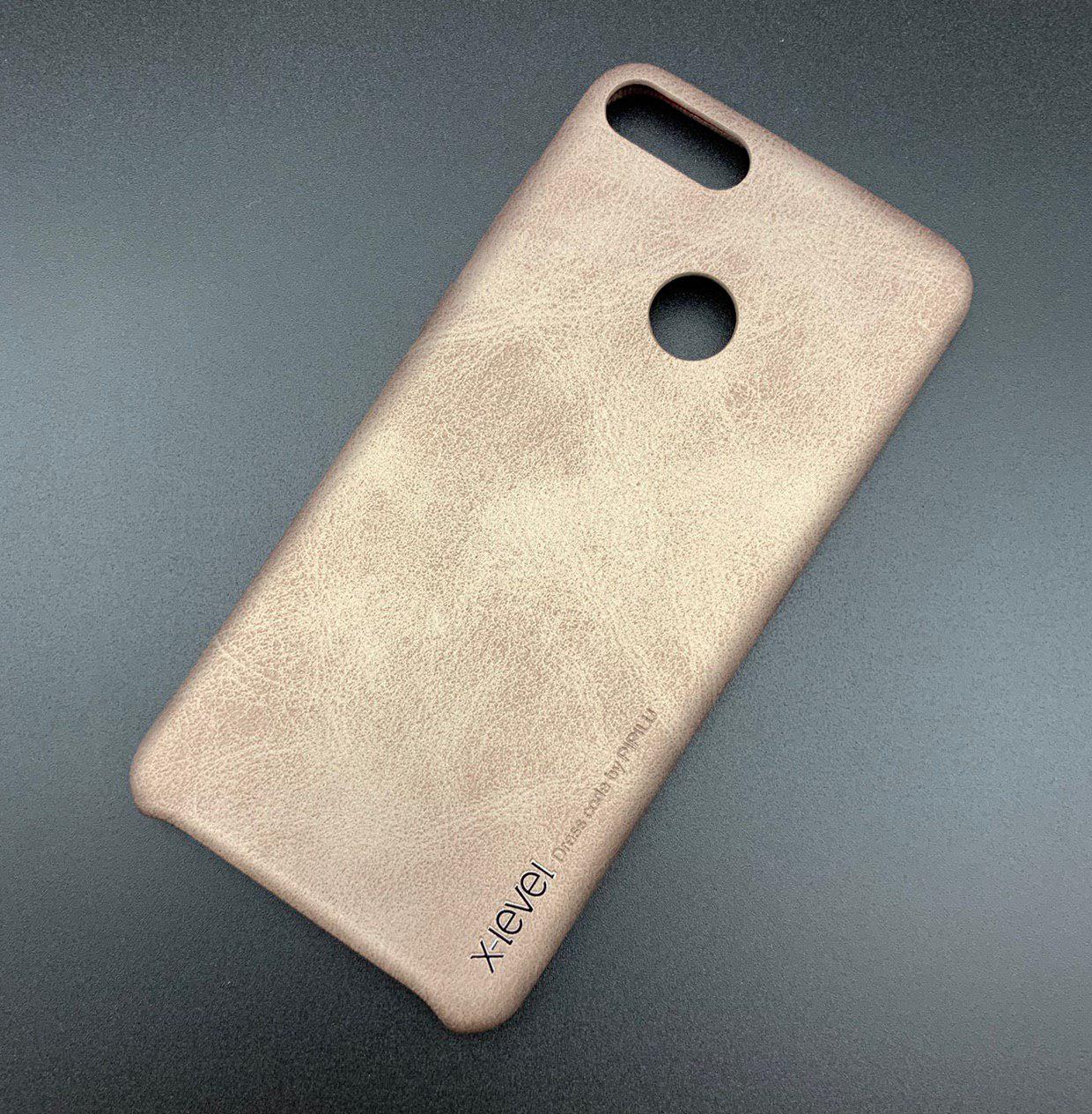 Чехол накладка X-Level VINTAGE для HUAWEI Honor 8C, силикон, цвет золотистый.