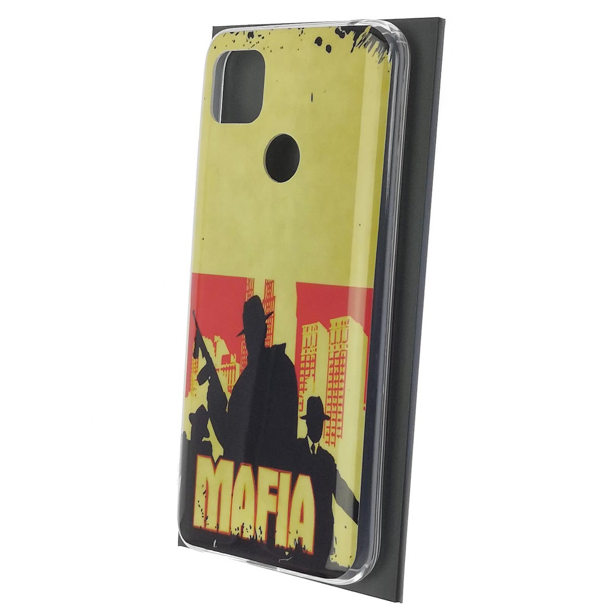 Чехол накладка для XIAOMI Redmi 9C, Redmi 10A, силикон, рисунок MAFIA