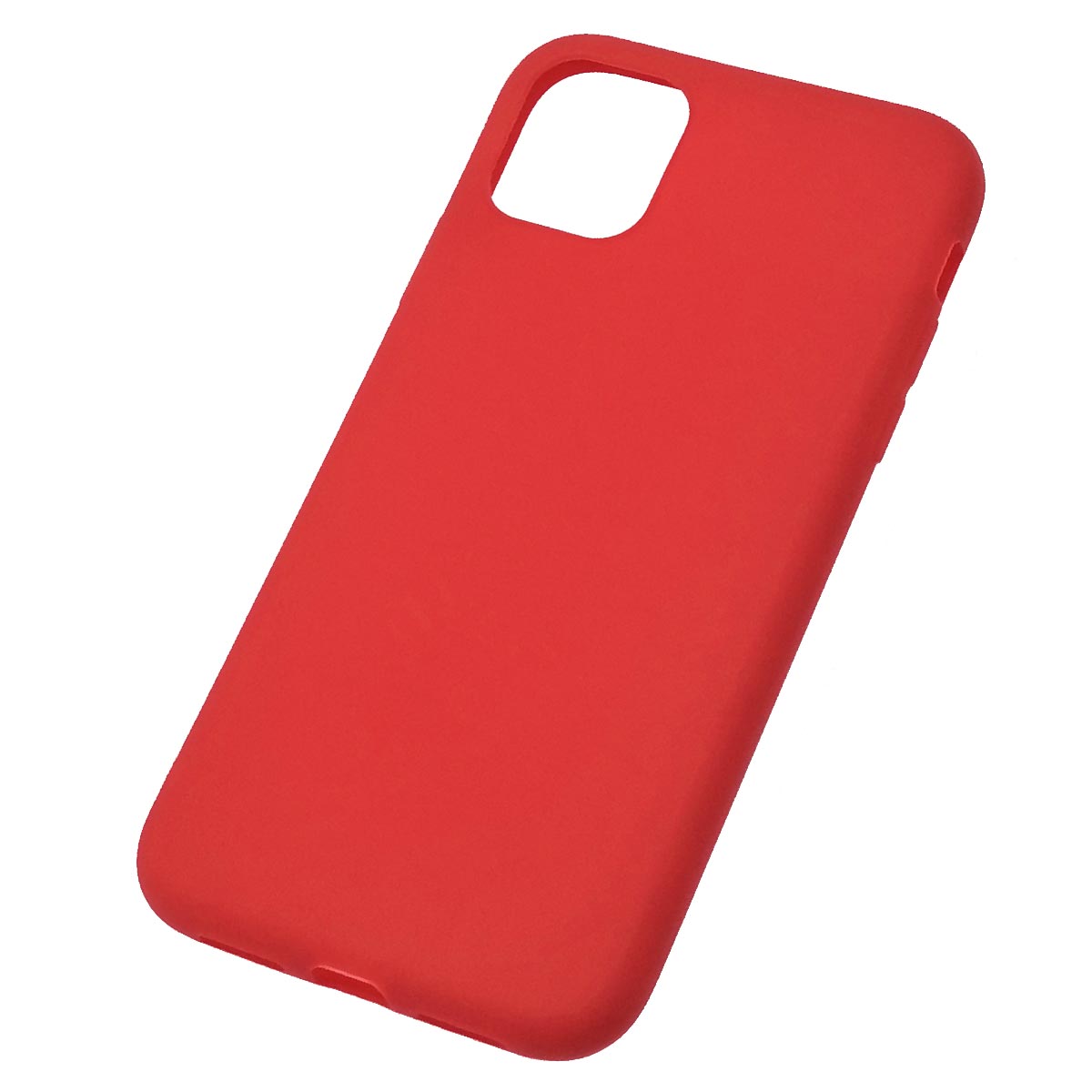 Чехол накладка SOFT TOUCH для APPLE iPhone 11, силикон, матовый, цвет красный Чехол накладка SOFT TOUCH для APPLE iPhone 11, силикон, матовый, цвет красный