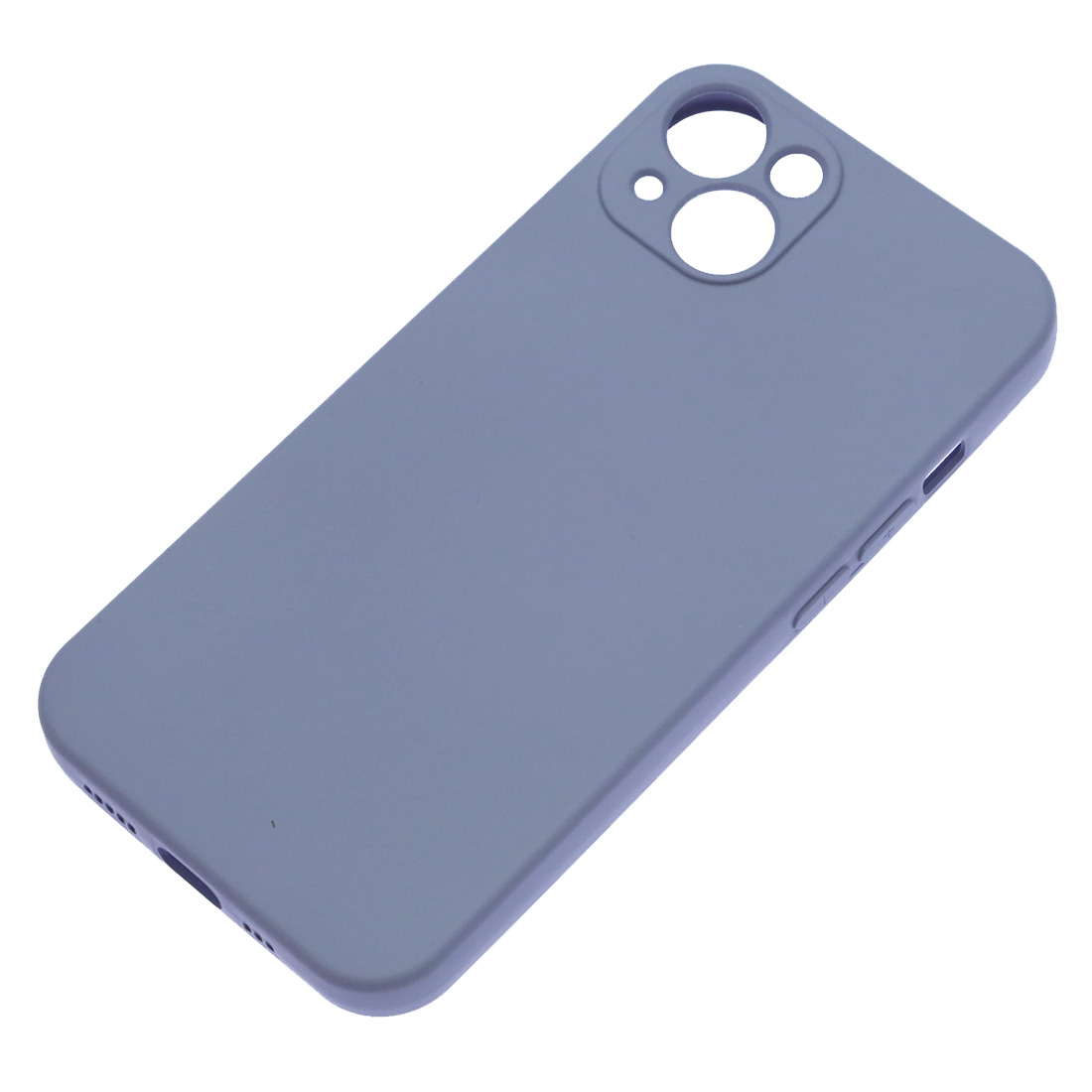 Чехол накладка NANO для APPLE iPhone 13 (6.1"), защита камеры, силикон, бархат, цвет космический серый Чехол накладка NANO для APPLE iPhone 13 (6.1"), защита камеры, силикон, бархат, цвет космический серый