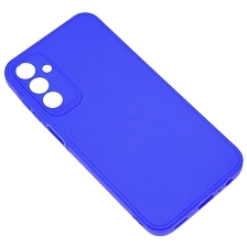 Чехол накладка для SAMSUNG Galaxy A15, защита камеры, силикон, матовый, цвет синий Чехол накладка для SAMSUNG Galaxy A15, защита камеры, силикон, матовый, цвет синий