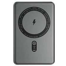 Внешний портативный аккумулятор, Power Bank MOVESPEED S10, Magsafe, 10000 mAh, цвет космически серый Внешний портативный аккумулятор, Power Bank MOVESPEED S10, Magsafe, 10000 mAh, цвет космически серый