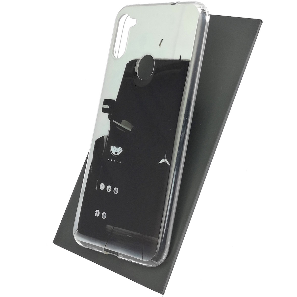 Чехол накладка Vinil для SAMSUNG Galaxy A11 (SM-A115), Galaxy M11 (M115), силикон, рисунок Мерседес