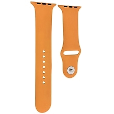 Ремешок для Apple Watch спортивный "Sport", размер 38-40 mm, цвет светло оранжевый Ремешок для Apple Watch спортивный "Sport", размер 38-40 mm, цвет светло оранжевый