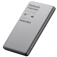 Внешний портативный аккумулятор, Power Bank MOVESPEED S05, Magsafe, 5000 mAh, цвет космически серый Внешний портативный аккумулятор, Power Bank MOVESPEED S05, Magsafe, 5000 mAh, цвет космически серый