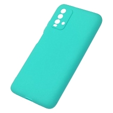 Чехол накладка SOFT TOUCH для XIAOMI Redmi 9T, силикон, матовый, цвет бирюзовый