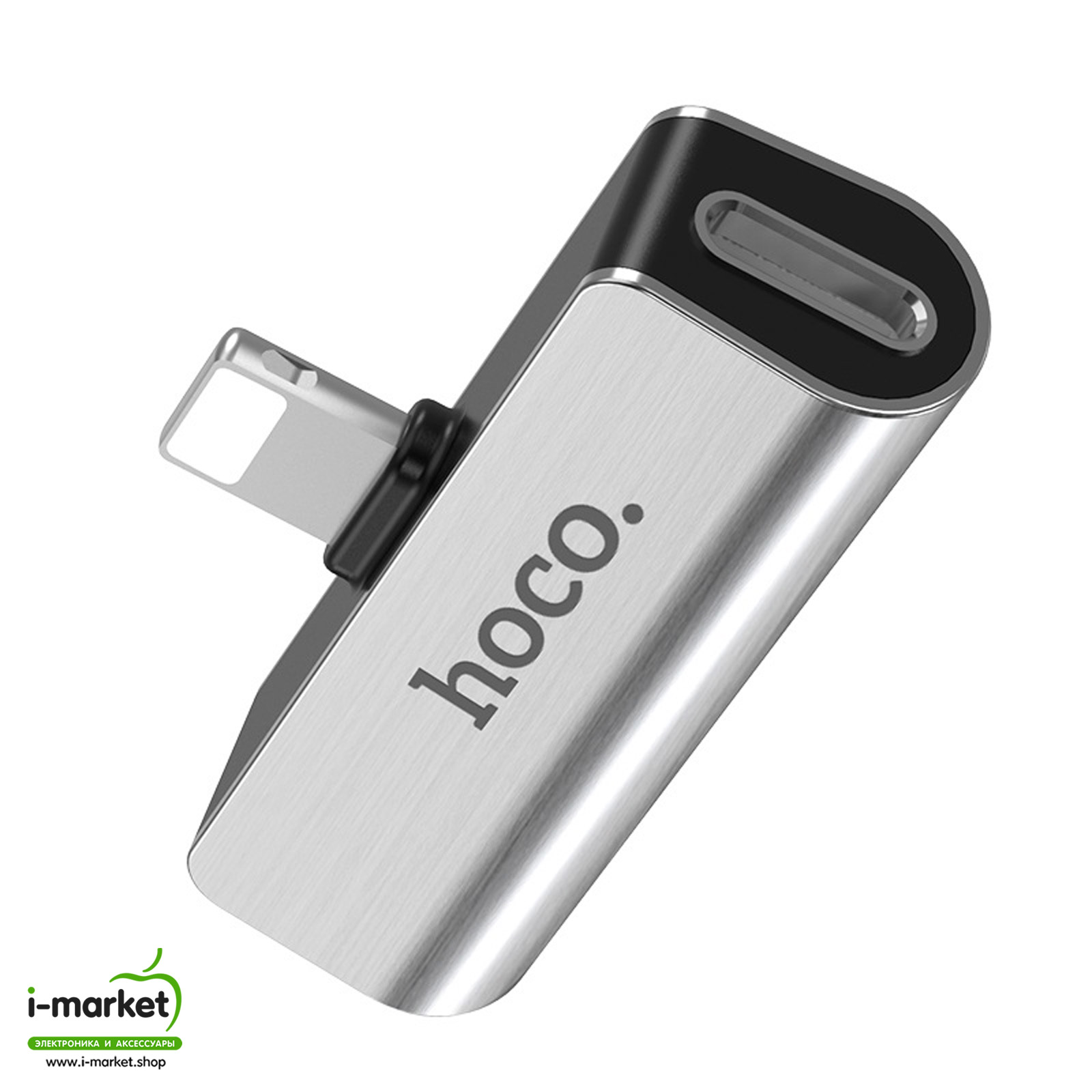 HOCO LS25 адаптер для Lightning на 3.5мм, 2А, без поддержки микрофона, цвет серый. HOCO LS25 адаптер для Lightning на 3.5мм, 2А, без поддержки микрофона, цвет серый.