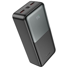 Внешний портативный аккумулятор, Power Bank HOCO J136B Sirui, 30000 mAh, 22.5W, PD20W, LED дисплей, цвет черный Внешний портативный аккумулятор, Power Bank HOCO J136B Sirui, 30000 mAh, 22.5W, PD20W, LED дисплей, цвет черный