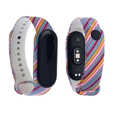 Сменный ремешок для фитнес браслета, смарт часов XIAOMI Mi Band 5, рисунок абстракция multicolor. Сменный ремешок для фитнес браслета, смарт часов XIAOMI Mi Band 5, рисунок абстракция multicolor.