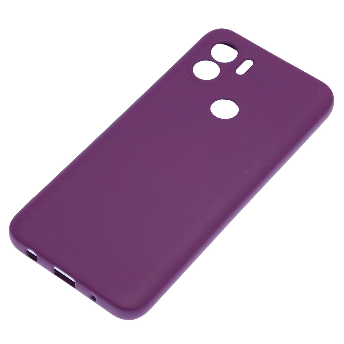 Чехол накладка NANO для Redmi A1 Plus, Redmi A2 Plus, POCO C51, силикон, бархат, цвет фиолетовый Чехол накладка NANO для Redmi A1 Plus, Redmi A2 Plus, POCO C51, силикон, бархат, цвет фиолетовый