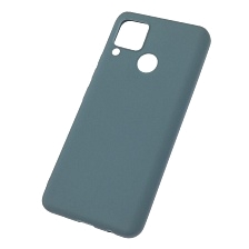 Чехол накладка SOFT TOUCH для Realme C15, силикон, матовый, цвет хвойный Чехол накладка SOFT TOUCH для Realme C15, силикон, матовый, цвет хвойный