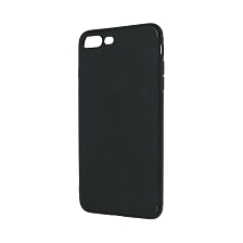 Чехол накладка imcase для APPLE iPhone 7 Plus, iPhone 8 Plus, силикон, с вырезом под лого, цвет черный Чехол накладка imcase для APPLE iPhone 7 Plus, iPhone 8 Plus, силикон, с вырезом под лого, цвет черный
