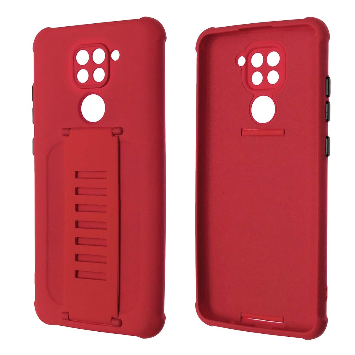 Чехол накладка LADDER NANO для XIAOMI Redmi Note 9, силикон, держатель, цвет красный Чехол накладка LADDER NANO для XIAOMI Redmi Note 9, силикон, держатель, цвет красный