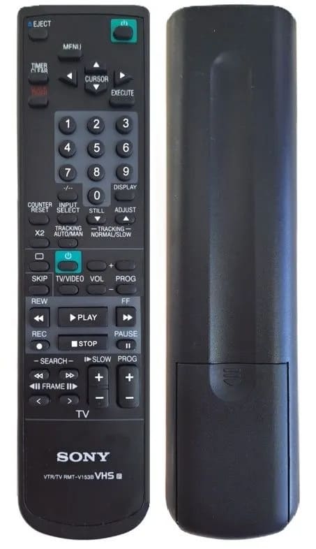 Пульт ДУ RMT-V153A/B для для видеомагнитофона SONY (TV,VCR), цвет черный