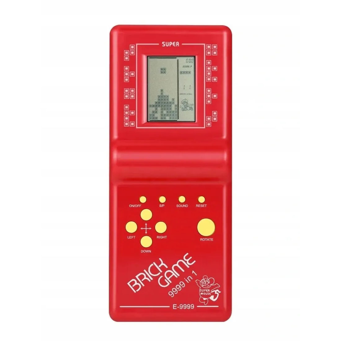 Тетрис классический Brick Game, 9999 в 1, цвет красный