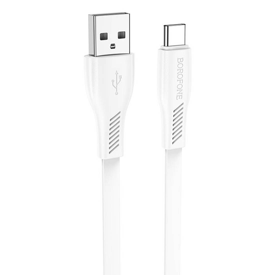Кабель BOROFONE BX85 Auspicious USB Type С, 3A, длина 1 метр, цвет белый