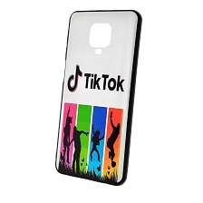 Чехол накладка для XIAOMI Redmi Note 9 Pro, Redmi Note 9S, силикон, рисунок TikTok танцы.