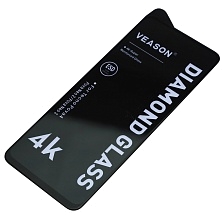 Защитное стекло VEASON DIAMOND GLASS для TECNO POVA 4, TECNO POVA NEO 2, TECNO POVA NEO 3, прозрачное, цвет окантовки черный