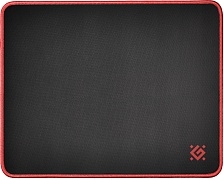 Коврик для мыши DEFENDER BLACK M, ткань, резина, игровой, 360x270x3 мм, цвет черный