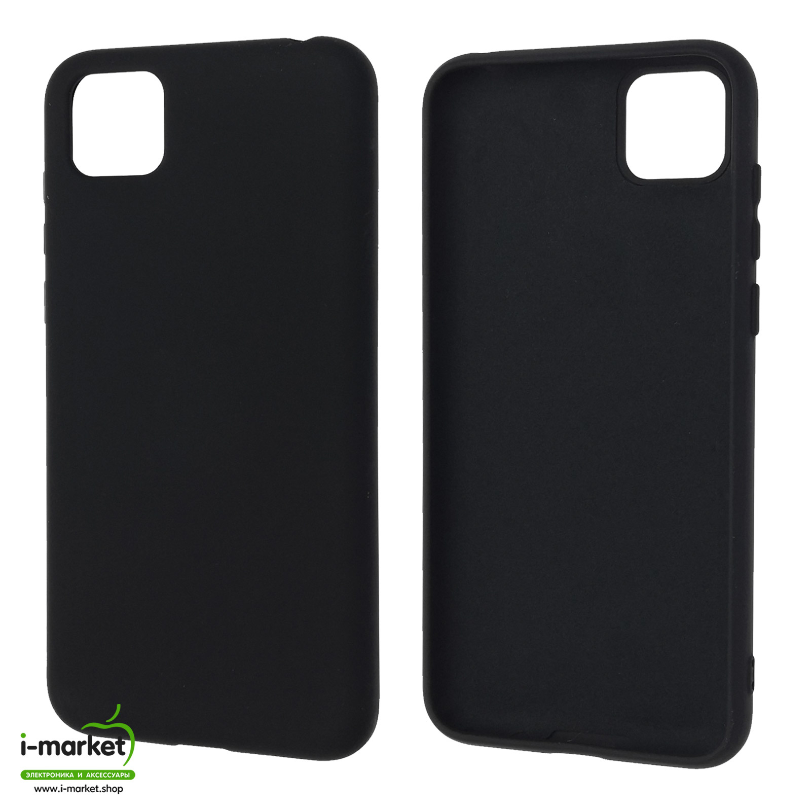 Чехол накладка Silicon Cover для HUAWEI Honor 9S (DUA-LX9), Y5P 2020, силикон, бархат, цвет черный Чехол накладка Silicon Cover для HUAWEI Honor 9S (DUA-LX9), Y5P 2020, силикон, бархат, цвет черный