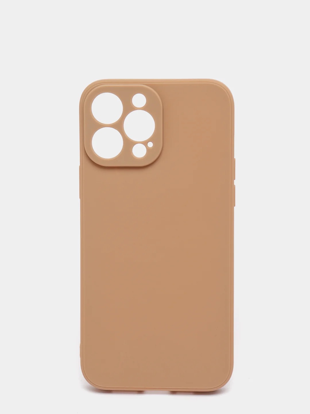Чехол накладка MM59 для APPLE iPhone 13, защита камеры, силикон, цвет карамельный