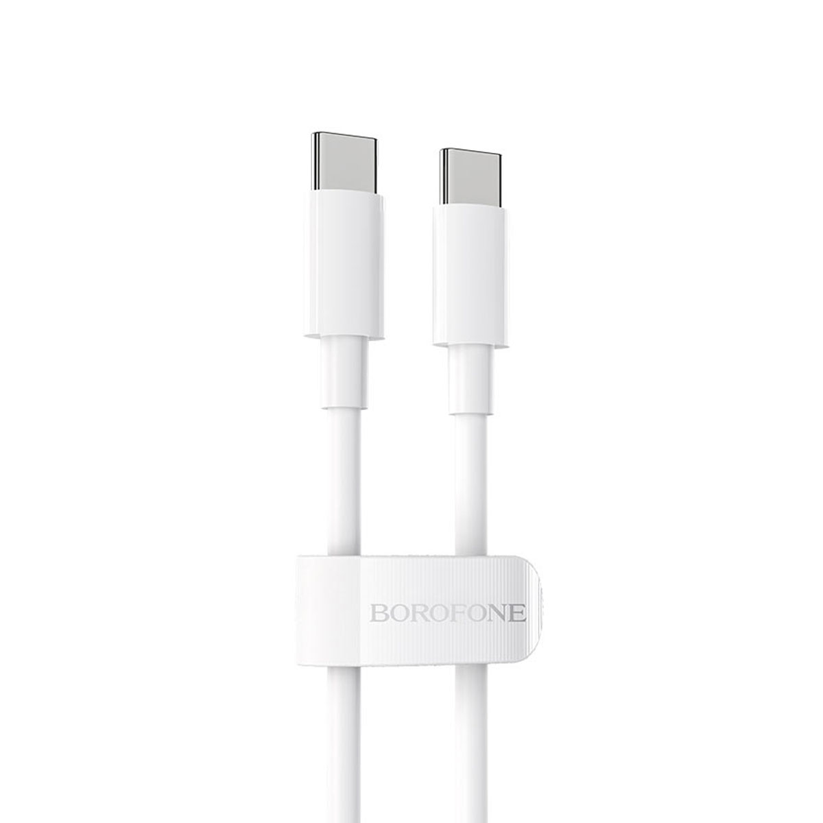 Кабель BOROFONE BX44 USB Type C на USB Type C, 5A, 100W, длина 1 метр, цвет белый