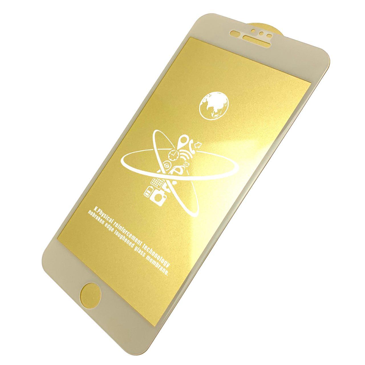 Защитное стекло Full Glue Premium для APPLE iPhone 7/8 Plus (5.5"), цвет канта белый. Защитное стекло Full Glue Premium для APPLE iPhone 7/8 Plus (5.5"), цвет канта белый.