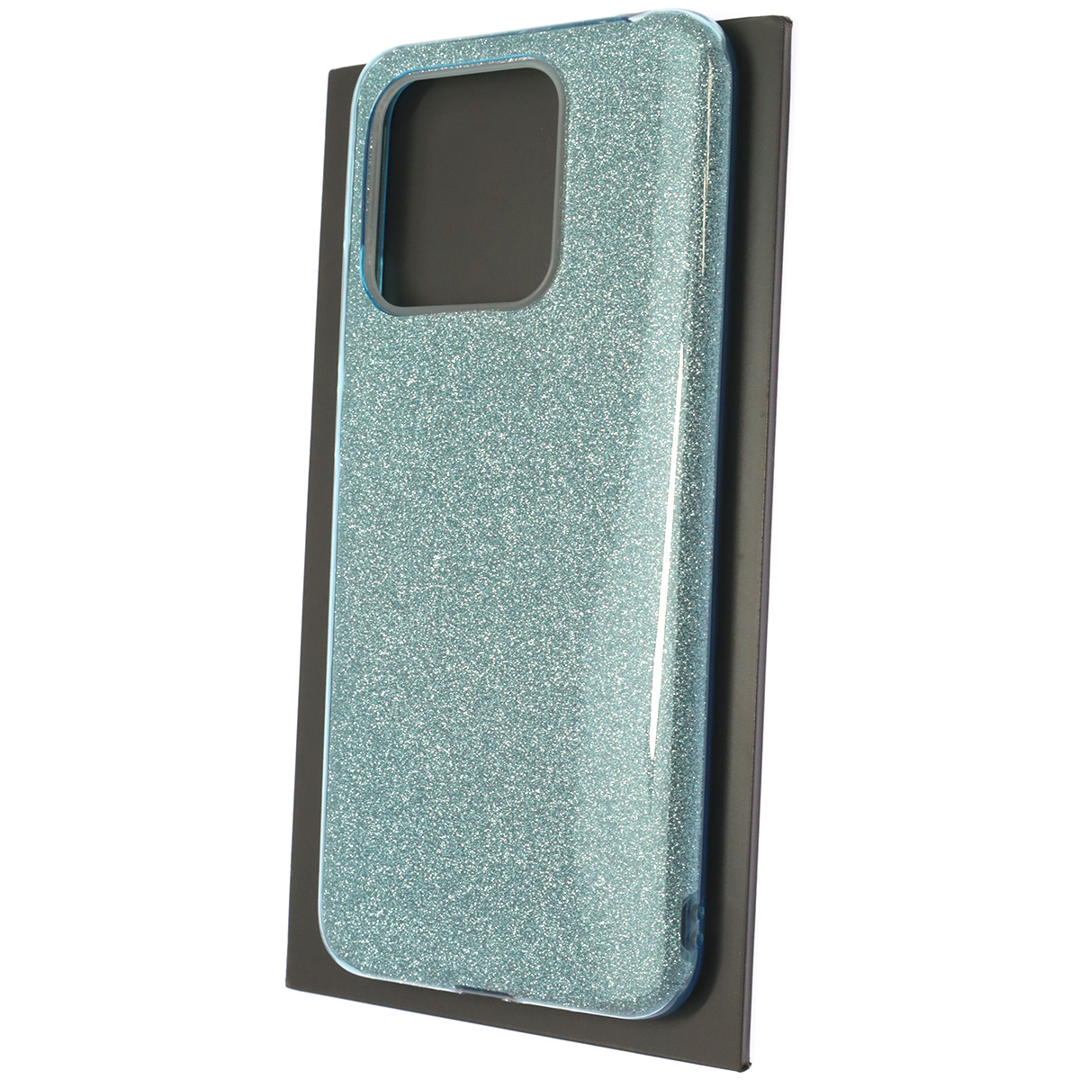 Чехол накладка SHINE для XIAOMI Redmi 10C, XIAOMI POCO C40, силикон, блестки, цвет голубой Чехол накладка SHINE для XIAOMI Redmi 10C, XIAOMI POCO C40, силикон, блестки, цвет голубой