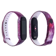 Сменный ремешок для фитнес браслета, смарт часов XIAOMI Mi Band 5, рисунок Космос. Сменный ремешок для фитнес браслета, смарт часов XIAOMI Mi Band 5, рисунок Космос.