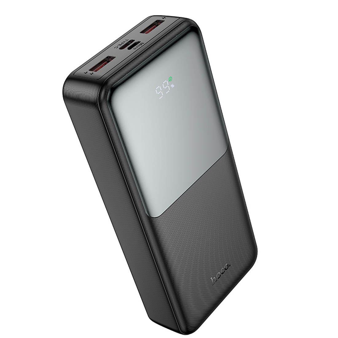 Внешний портативный аккумулятор, Power Bank HOCO J136A Sirui, 20000 mAh, 22.5W, PD20W, LED дисплей, цвет черный Внешний портативный аккумулятор, Power Bank HOCO J136A Sirui, 20000 mAh, 22.5W, PD20W, LED дисплей, цвет черный