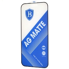 Защитное стекло AG Matte Finish для APPLE iPhone iPhone 14 Pro Max, матовое, цвет окантовки черный