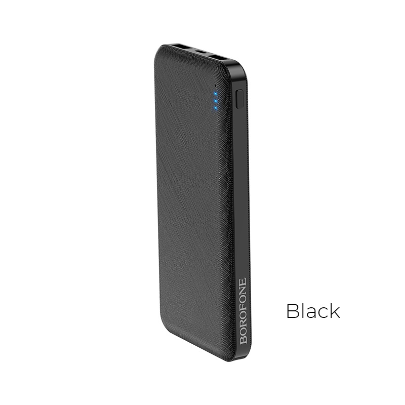 Внешний портативный аккумулятор, Power Bank BOROFONE BT20, 10000 mAh, цвет черный Внешний портативный аккумулятор, Power Bank BOROFONE BT20, 10000 mAh, цвет черный