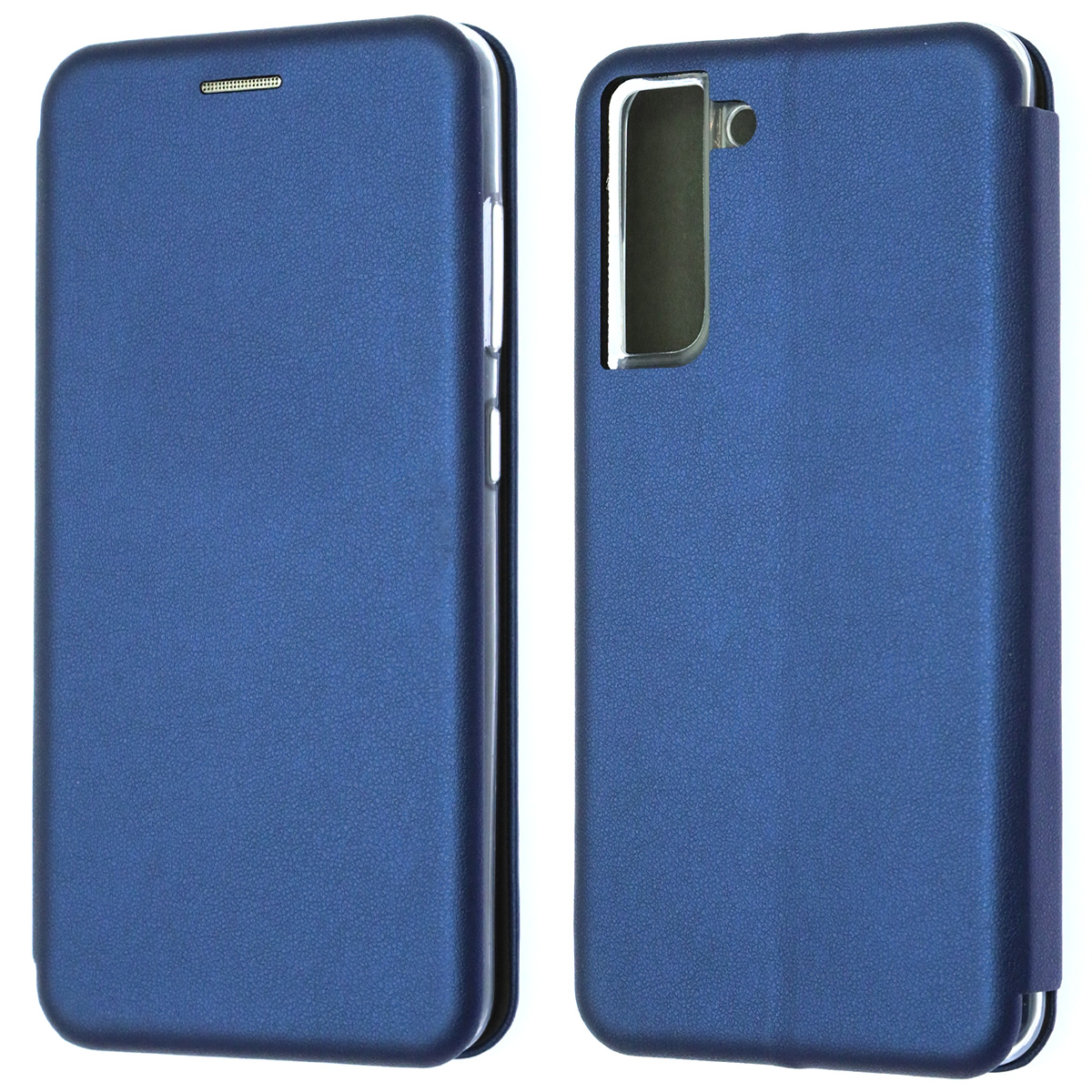 Чехол книжка STYLISH для SAMSUNG Galaxy S21 FE (SM-G990B), экокожа, визитница, цвет темно синий Чехол книжка STYLISH для SAMSUNG Galaxy S21 FE (SM-G990B), экокожа, визитница, цвет темно синий