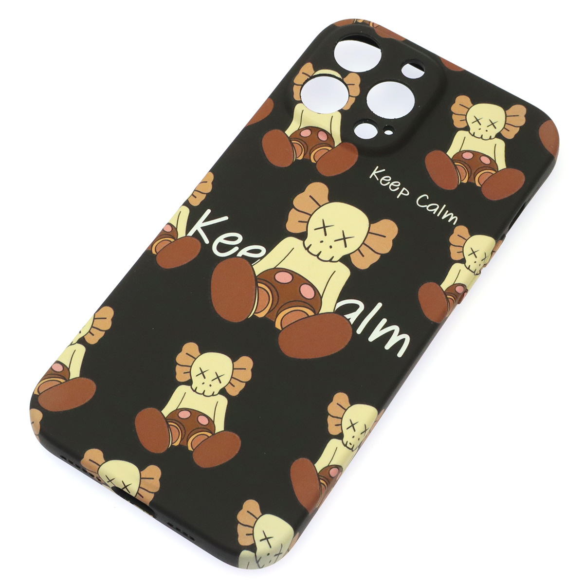 Чехол накладка для APPLE iPhone 13 Pro Max (6.7), светится в темноте, силикон, рисунок Keep Calm