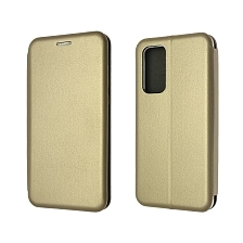 Чехол книжка для HUAWEI P40 (ANA-NX9), экокожа, визитница, цвет золотистый. Чехол книжка для HUAWEI P40 (ANA-NX9), экокожа, визитница, цвет золотистый.