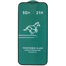 Защитное стекло 21H для APPLE iPhone 12 Pro Max (6.7"), цвет окантовки черный