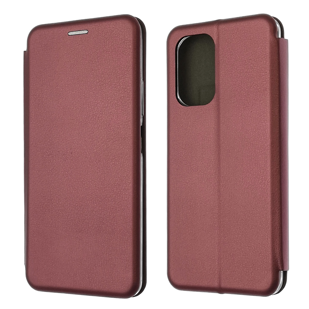 Чехол книжка STYLISH для XIAOMI POCO F3, Redmi K40, K40 Pro, экокожа, визитница, цвет бордовый Чехол книжка STYLISH для XIAOMI POCO F3, Redmi K40, K40 Pro, экокожа, визитница, цвет бордовый