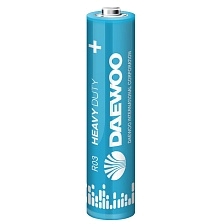 Батарейка DAEWOO HEAVY DUTY R03 AAA Shrink BL4 1.5V Батарейка DAEWOO HEAVY DUTY R03 AAA Shrink BL4 1.5V