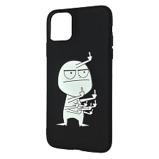 Чехол накладка imcase для APPLE iPhone 11 Pro MAX, силикон, рисунок Человечек Чехол накладка imcase для APPLE iPhone 11 Pro MAX, силикон, рисунок Человечек