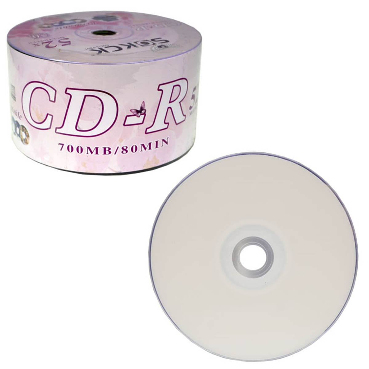 Диск SOKCK DIGITAL СD-R, 700 MB, 80 min, 1-52x