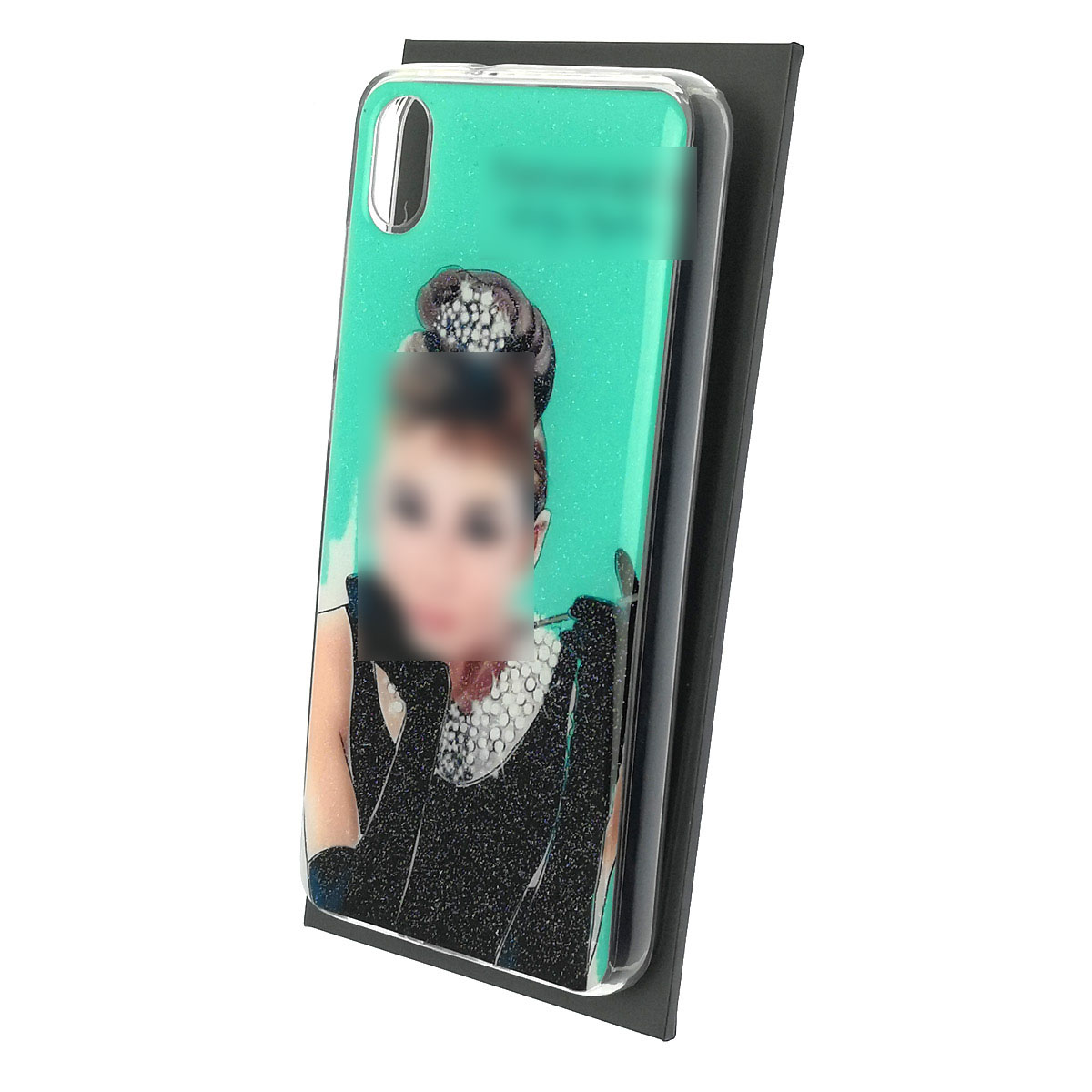 Чехол накладка для XIAOMI Redmi 7A, силикон, глянцевый, блестки, рисунок Тиффани