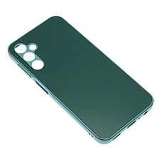 Чехол накладка для SAMSUNG Galaxy A24, защита камеры, силикон, пластик, цвет темно зеленый Чехол накладка для SAMSUNG Galaxy A24, защита камеры, силикон, пластик, цвет темно зеленый