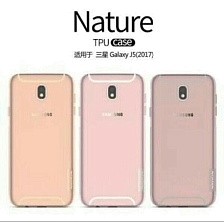 Чехол накладка Nillkin TPU Nature Series для SAMSUNG Galaxy J5 2017, силикон, цвет прозрачно белый