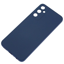 Чехол накладка Silicon Cover для SAMSUNG Galaxy A05s, защита камеры, силикон, бархат, цвет темно синий Чехол накладка Silicon Cover для SAMSUNG Galaxy A05s, защита камеры, силикон, бархат, цвет темно синий