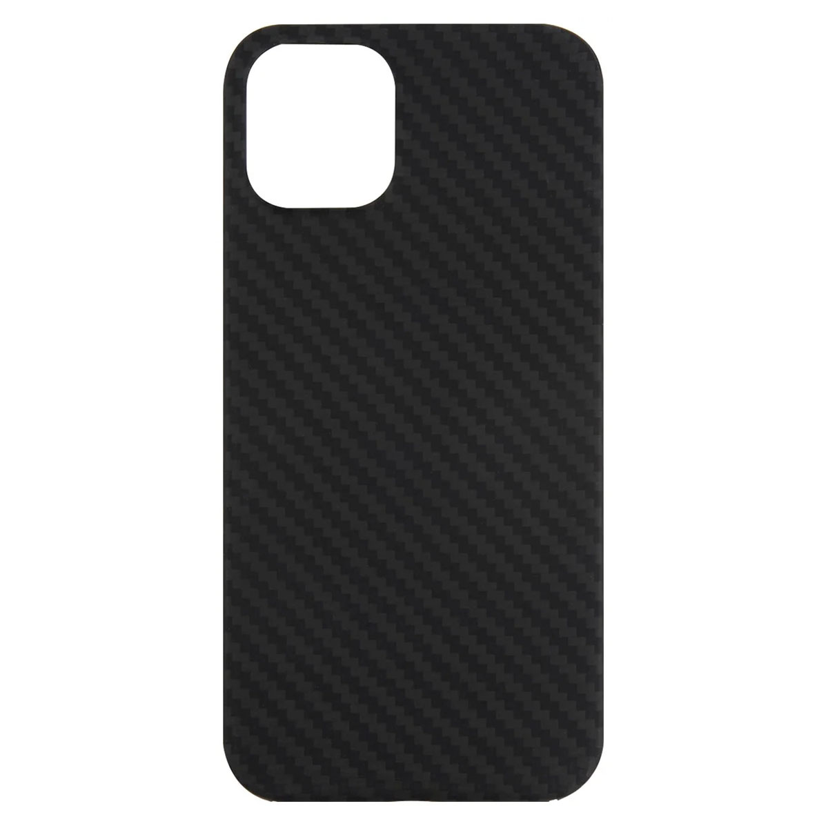 Чехол накладка для APPLE iPhone 12 Pro MAX (6.7"), силикон, карбон, цвет черный