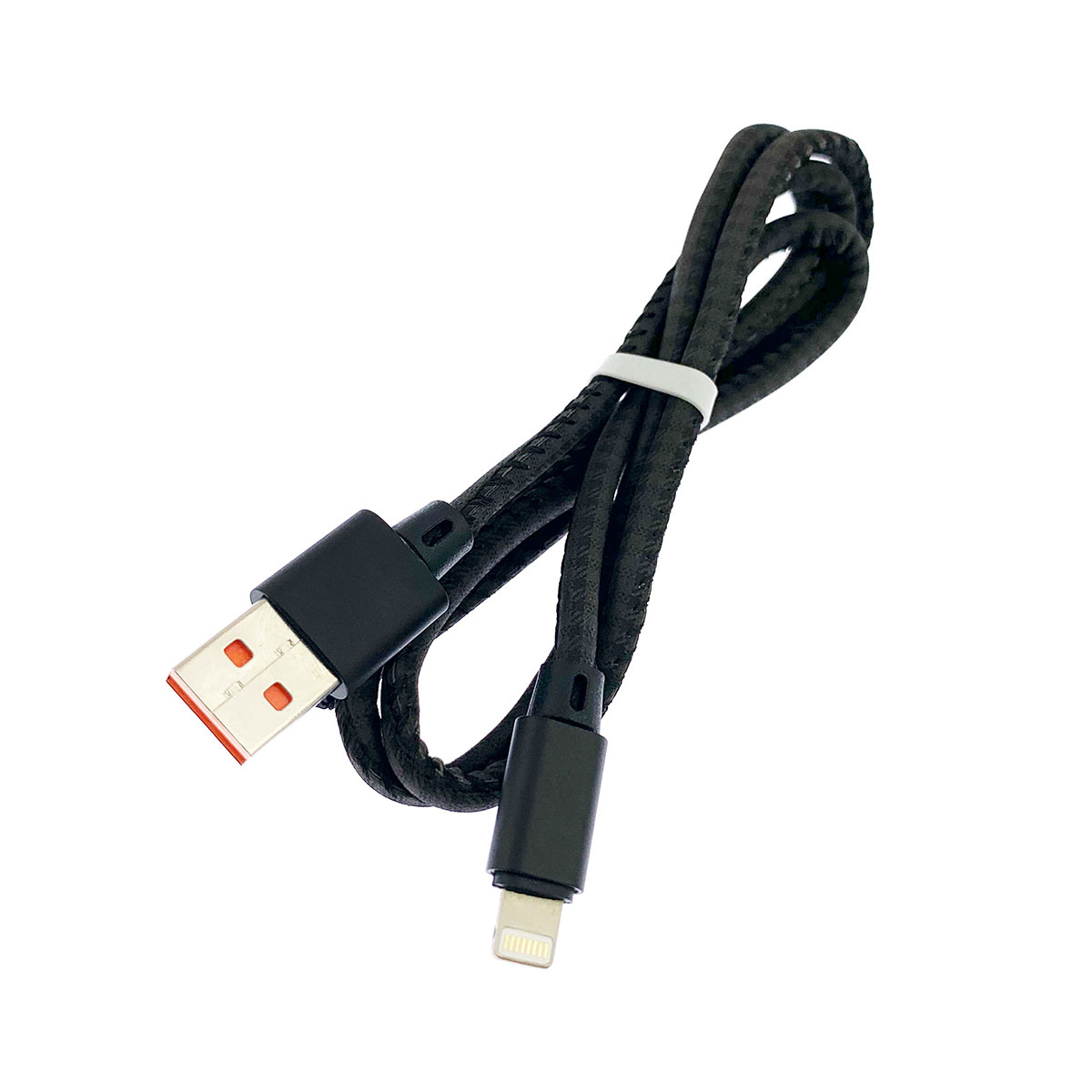 USB Дата кабель A88 для заряда и синхронизации, тип APPLE Lightning 8-pin, в армированной под кожу оболочке, длина 1 метр, цвет черный. USB Дата кабель A88 для заряда и синхронизации, тип APPLE Lightning 8-pin, в армированной под кожу оболочке, длина 1 метр, цвет черный.