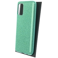 Чехол накладка Shine для SAMSUNG Galaxy A02S (SM-A025F), силикон, блестки, цвет зеленый Чехол накладка Shine для SAMSUNG Galaxy A02S (SM-A025F), силикон, блестки, цвет зеленый