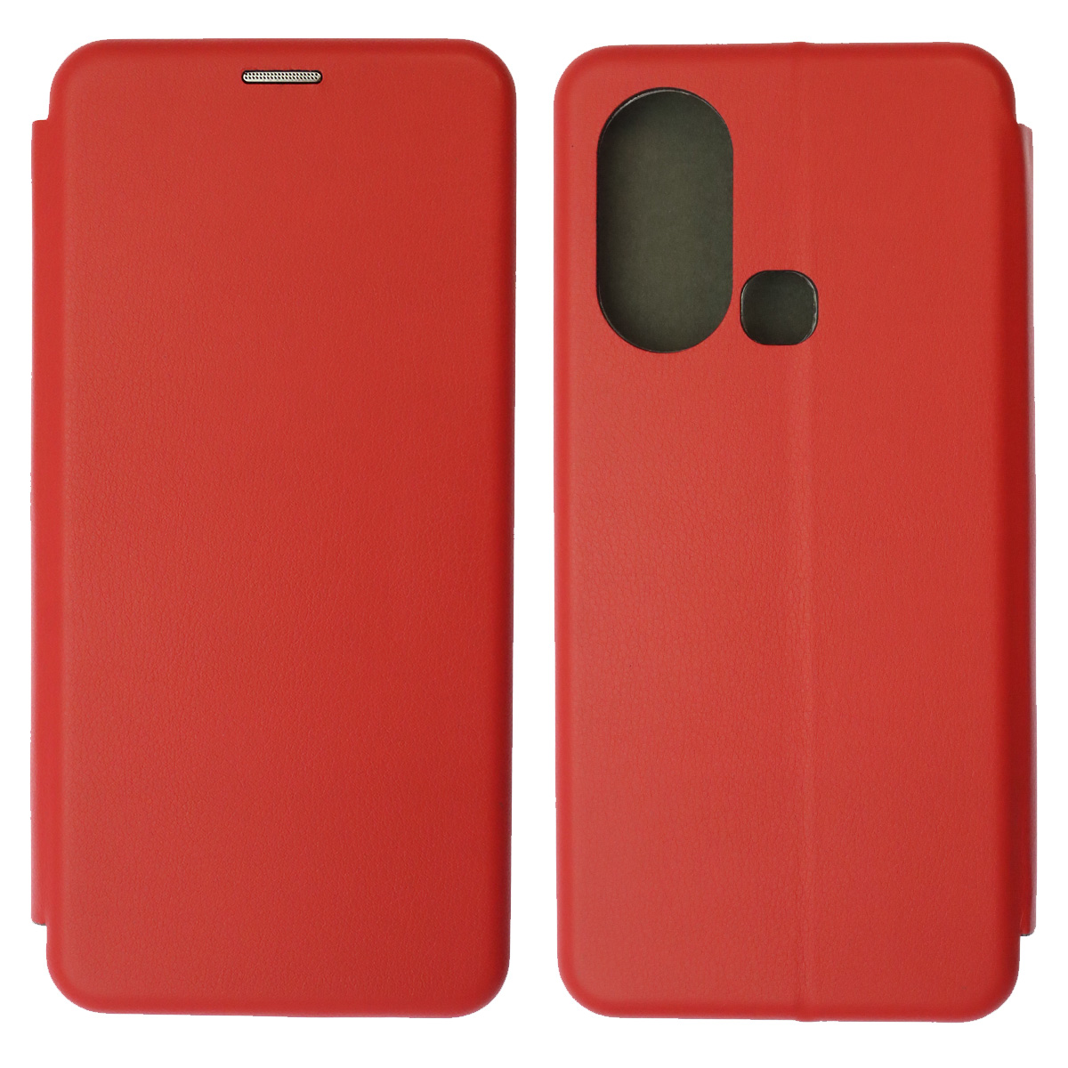 Чехол книжка STYLISH для INFINIX HOT 11S, экокожа, визитница, цвет красный Чехол книжка STYLISH для INFINIX HOT 11S, экокожа, визитница, цвет красный
