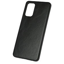 Чехол накладка для SAMSUNG Galaxy A32 4G (SM-A325F), силикон, текстура кожи, цвет черный Чехол накладка для SAMSUNG Galaxy A32 4G (SM-A325F), силикон, текстура кожи, цвет черный