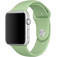 Ремешок для Apple Watch спортивный "Sport", размер 38-40 mm, цвет бледно зеленый Ремешок для Apple Watch спортивный "Sport", размер 38-40 mm, цвет бледно зеленый